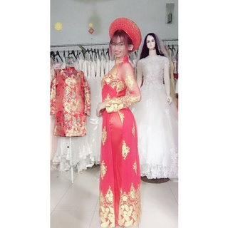 Bộ Áo dài 4tà thêu size SM