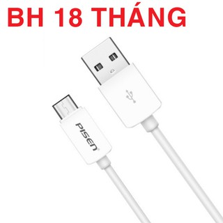 Cáp sạc Pisen Type-C (2A) dài 1m - BH 18 tháng 1 đổi 1