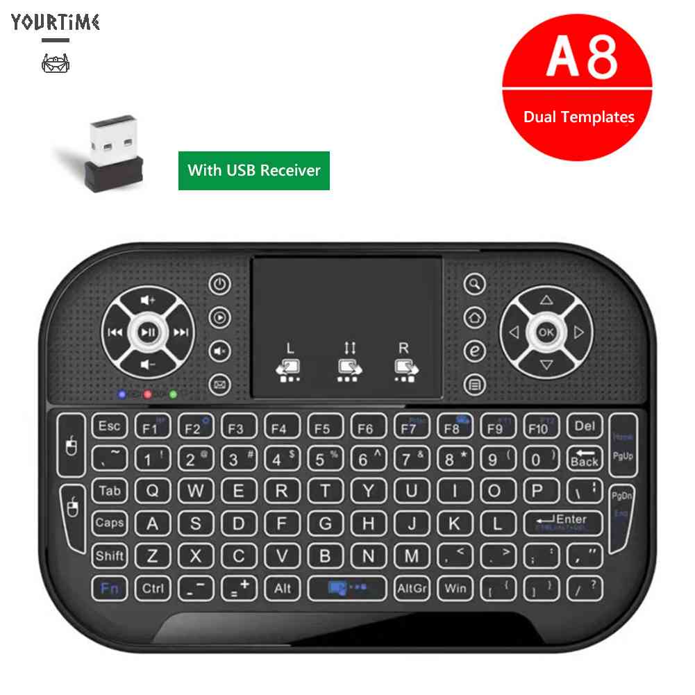 Bàn PhíM TíCh HợP ChuộT Bay Bluetooth 2.4G Không Dây Cho TV Box