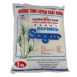 Đường tinh luyện xuất khẩu 1kg
