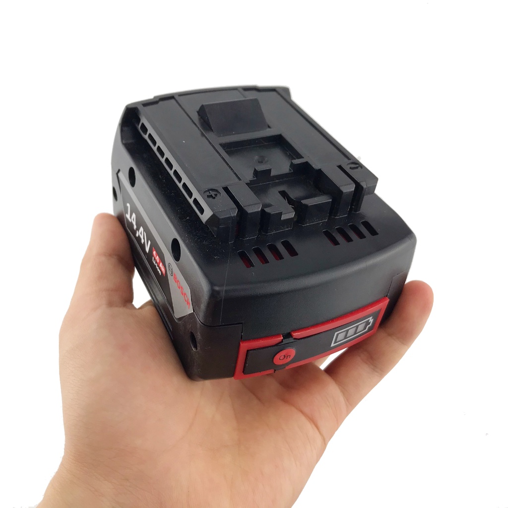 Đế sạc và pin Bosch 14.4v đóng mới dung lượng cao nhận sạc zin