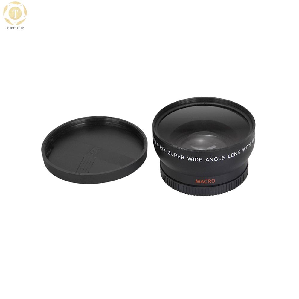 Bộ Ống Kính Góc Rộng Kèm Phụ Kiện Đi Kèm 12 Giờ 58mm 0.45x Hd Dành Cho Ống Kính Canon Nikon Sony Pentax 58mm