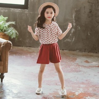 Thời trang bé gái 10 tuổi ☑️ Set Áo và chân váy Đáng Yêu Cho Bé Gái 25-30-35-40-45kg☑️ Đầm bé gái 11 tuổi (3-12 tuổi)
