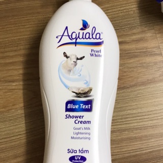 SỮA TẮM AQUALA TINH CHẤT NGỌC TRAI & SỮA DÊ 1200ml