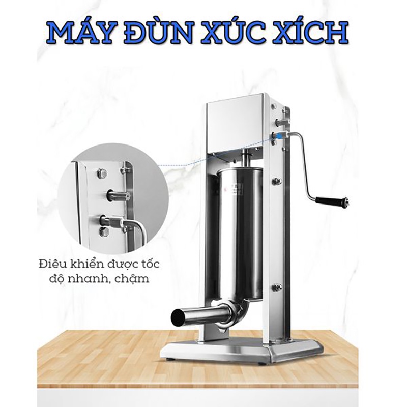 Máy Đùn Xúc Xích ABG Chuyên Dụng Dành Cho Nhà Hàng, Quán Ăn Nhỏ Chế Biến Xúc Xích, Lạp Xưởng