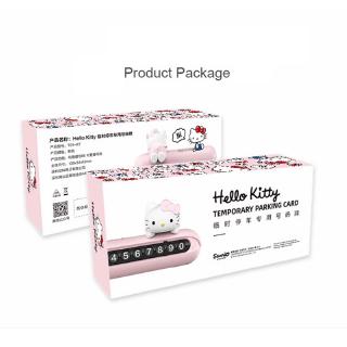Thẻ Đỗ Xe Tạm Thời Hình Hello Kitty