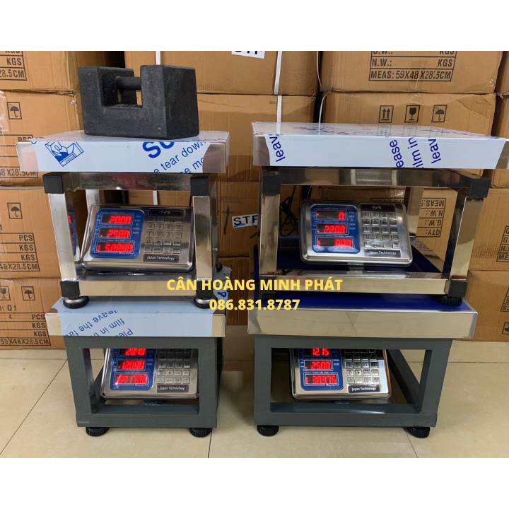 Cân ghế điện tử INOX 100kg 150kg 300kg chống nước TVS  Bảo Hành 24 Tháng