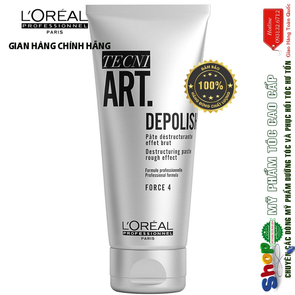 SÁP TẠO KIỂU HIỆU ỨNG LÌ LOREAL DEPOLISH PASTE 100ml