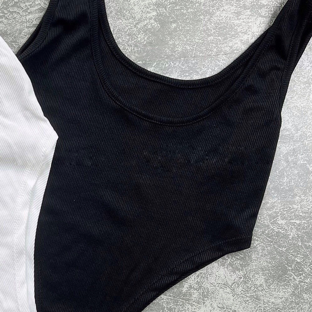 Áo Liền Quần Bodysuit Ba Lỗ Ôm Body Trơn Khoét Eo Kiểu Dáng Nóng Bỏng | BigBuy360 - bigbuy360.vn