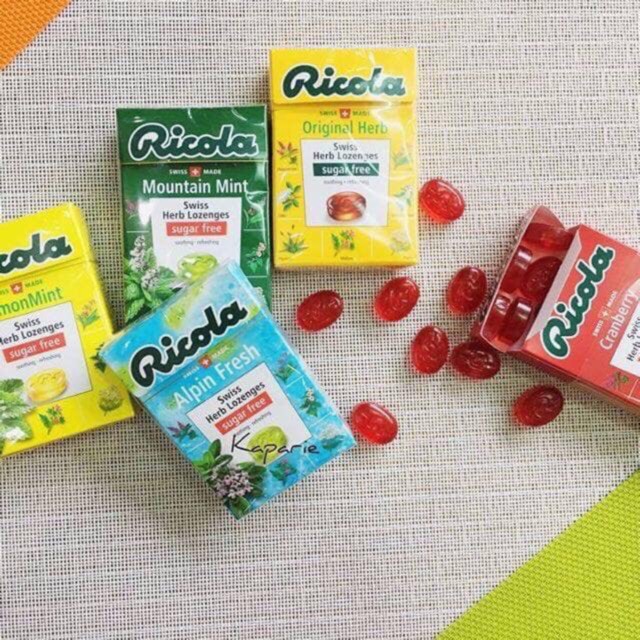 Kẹo thảo mộc Ricola 40gr Thụy Sĩ