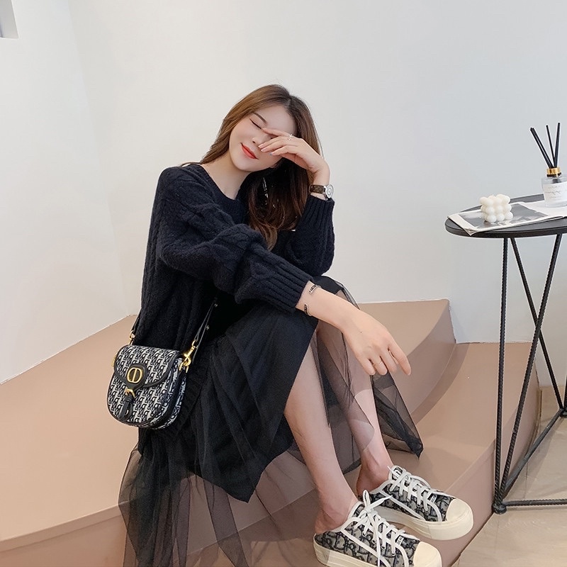 Váy len bầu mùa đông Aidenshop Đầm bầu thời trang cao cấp Quảng Châu