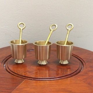 Cối giã trầu đồng bằng đồng thau