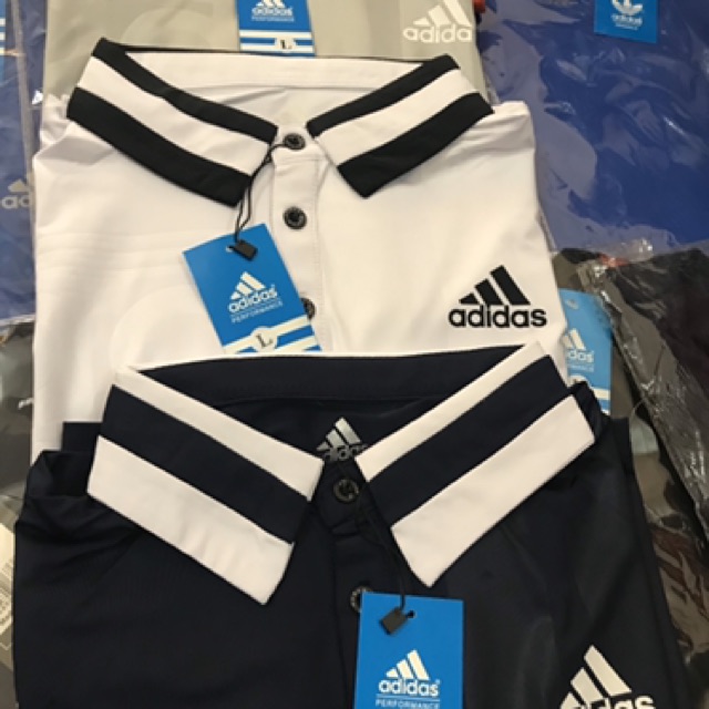 Áo Thể Thao Nam Pha Cổ 3 Sọc Vải Thun Lạnh Co giãn 4 chiều [Quà tặng kèm, không bán rời] | BigBuy360 - bigbuy360.vn