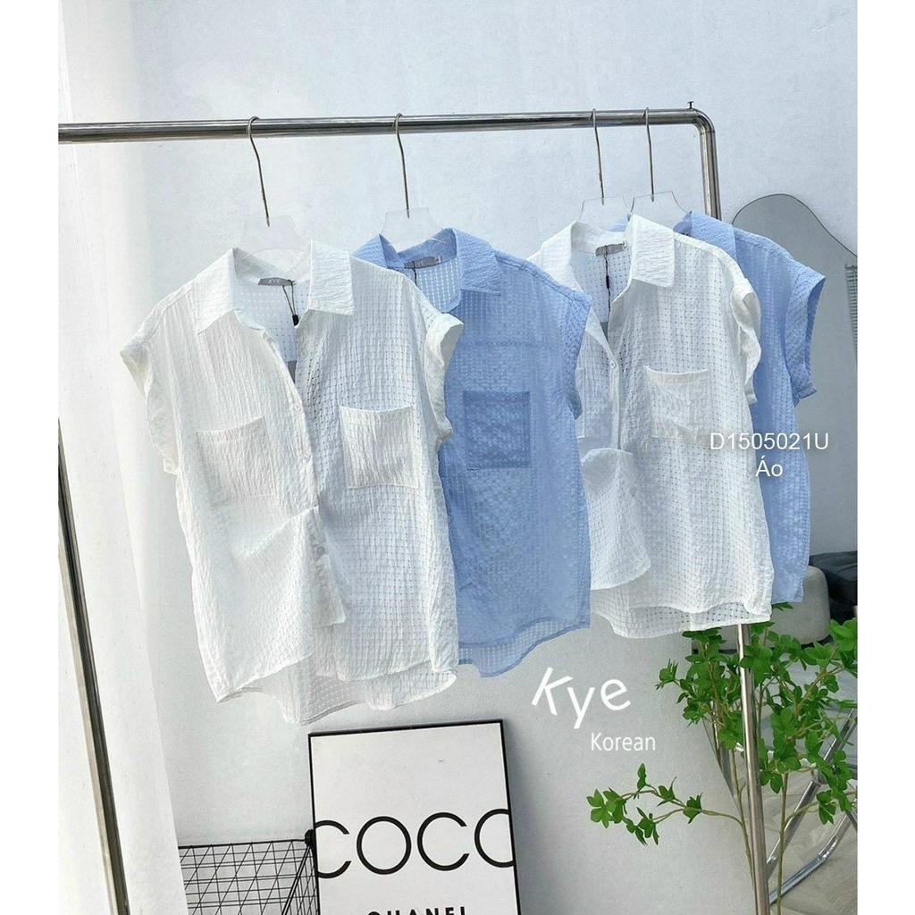 Áo sơ mi đũi sát nách 2 túi!