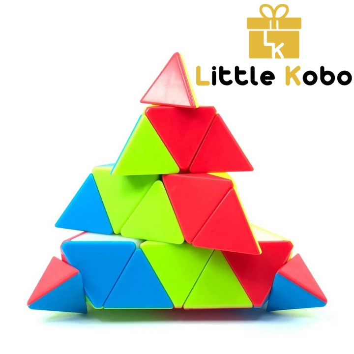 [Loại Tốt] Rubik Biến Thể Fanxin Master Pyraminx 4x4 Pyramind 4 Tầng Rubic Tam Giác