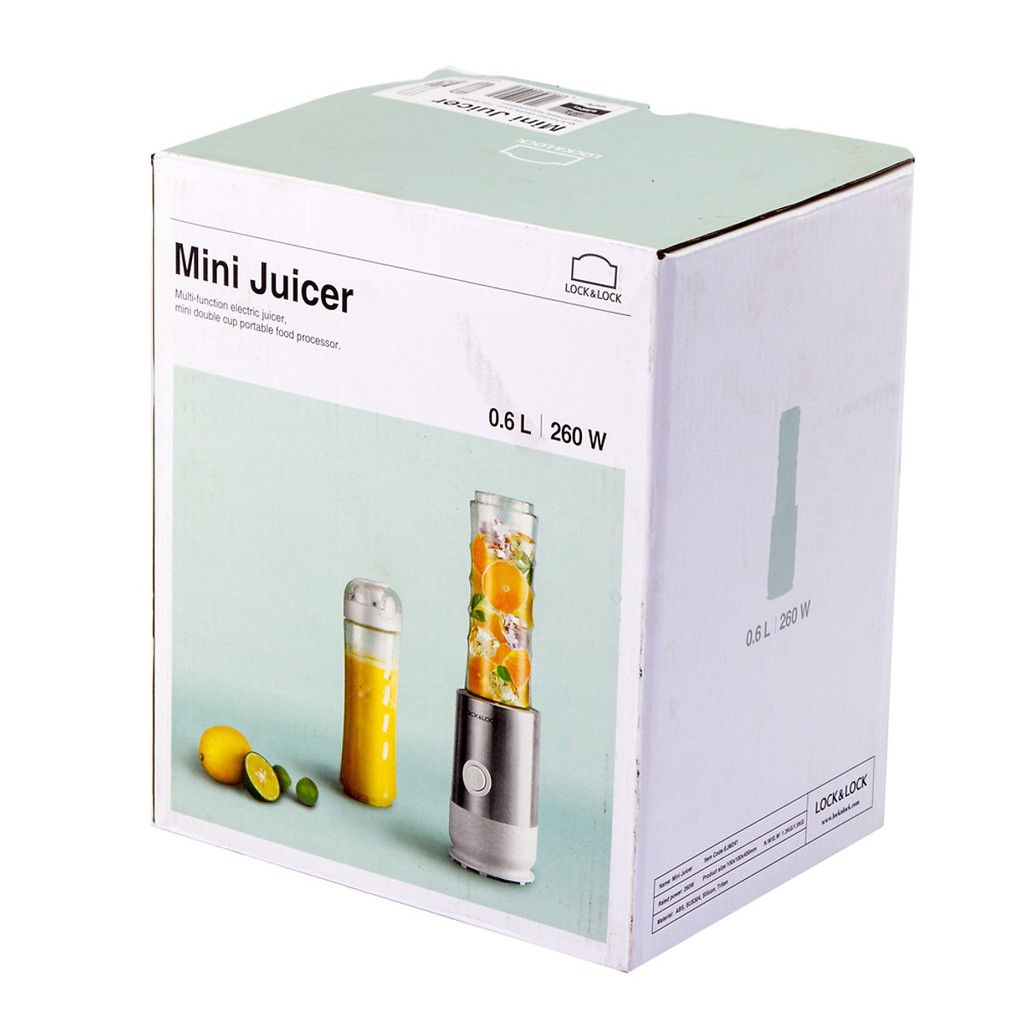 Máy Xay sinh Tố Mini Juicer LocknLock EJM241 - Màu Trắng