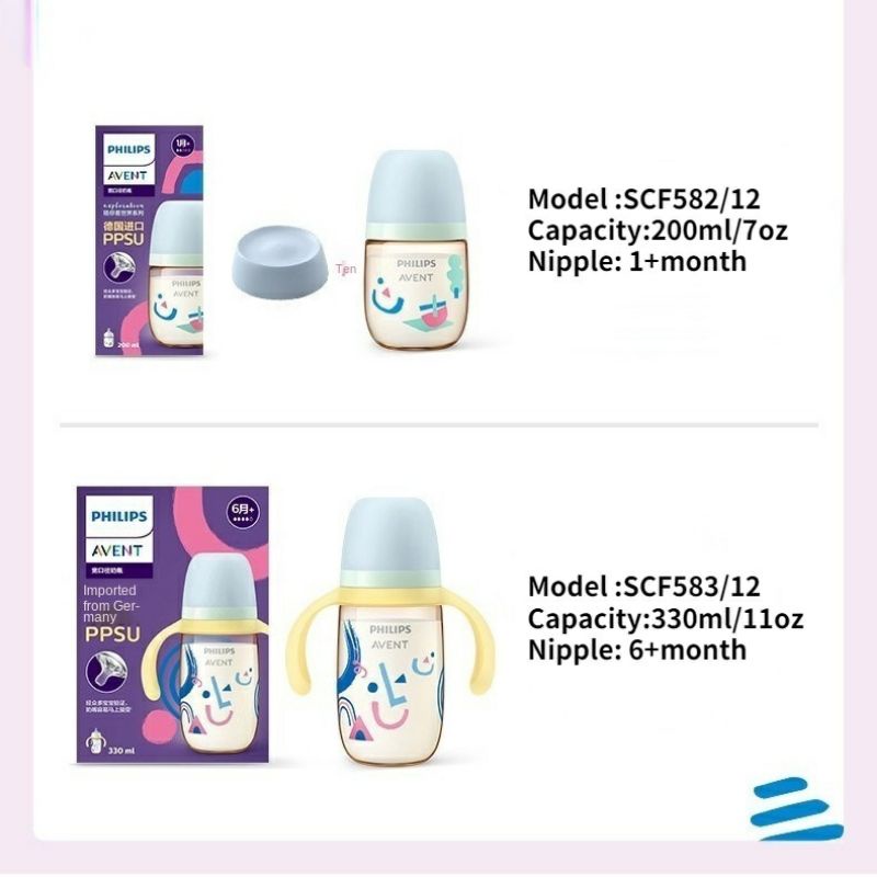 Bình sữa PPSU Philips Avent 200ml, 330ml KMB1