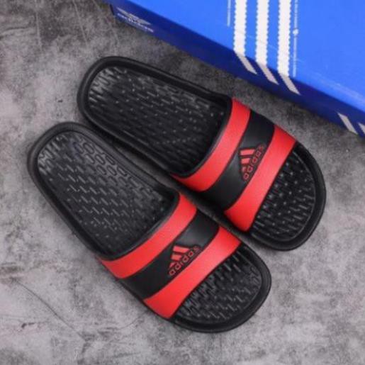 Dép Đúc Adidas thể thao đỏ đen -xa1