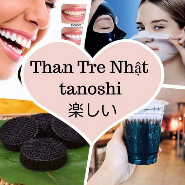 Bột than tre hoạt tính TANOSHI