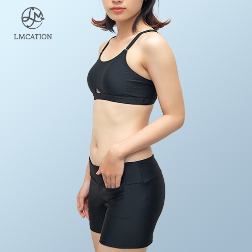 Quần đùi đa năng Gym-to-swim LMcation Serena - Màu đen