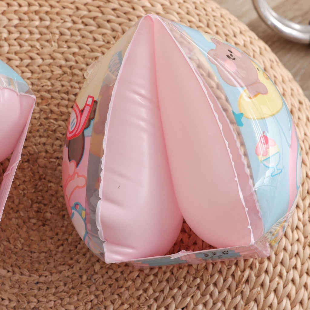 Phao Bơi Đeo Cánh Tay Họa Tiết Hoạt Hình Dành Cho Bé