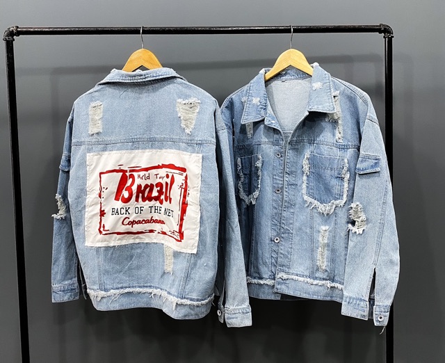 ÁO KHOÁC JEANS NAM - NỮ (có hình chụp thật)