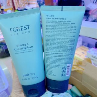 Sữa rửa mặt dành cho nam Innisfree Forest For Men Saving & Cleansing Foam