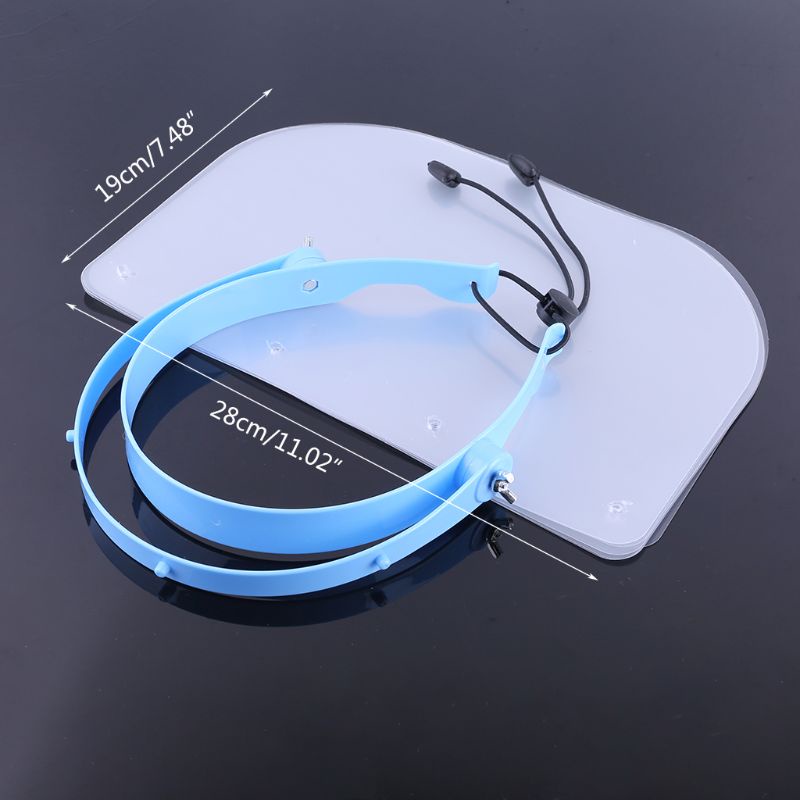 Set 10 Tấm Mặt Nạ Bảo Vệ Toàn Diện Trong Suốt Chống Bụi Chống Văng Có Thể Tháo Rời Đa Năng