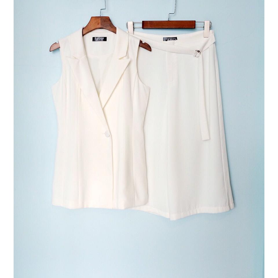 Set bộ đồ Topshop gồm áo Blazer + quần Culottess