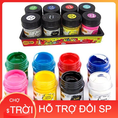 [Nowship] Màu Nước Colokit WACO 03 - 8 Màu/ Vĩ