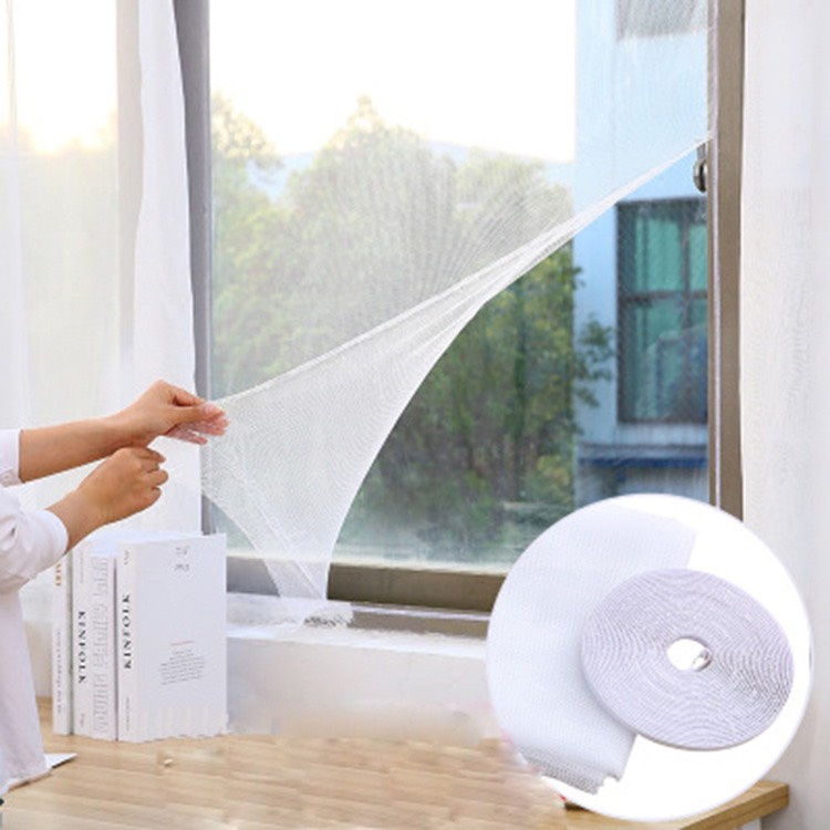 Màn lưới chống muỗi trắng 1.3m x 1.5m keo dán
