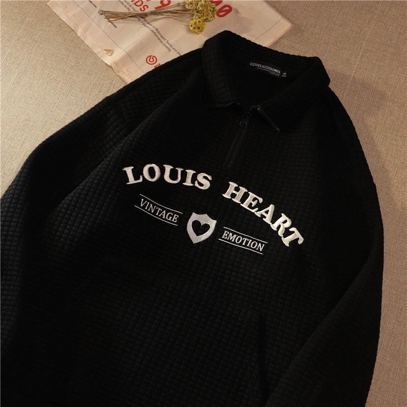 Sweater Mỏng Cổ Polo Dáng Rộng Phong Cách Thời Trang Nhật Bản | BigBuy360 - bigbuy360.vn