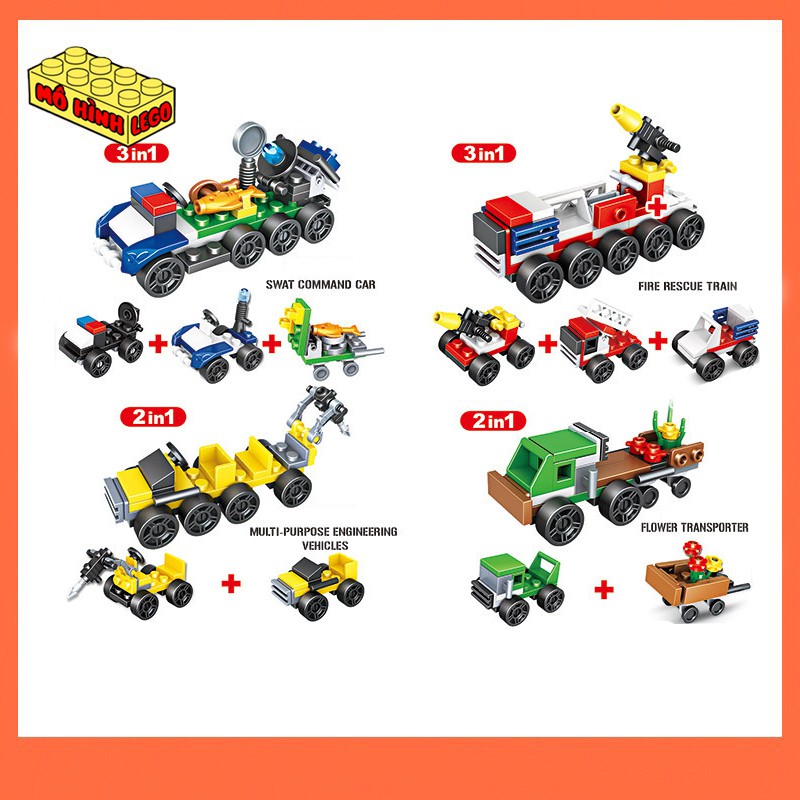 Đồ chơi lắp ráp lego giá rẻ Chaobao mô hình 10 minifigues lego city