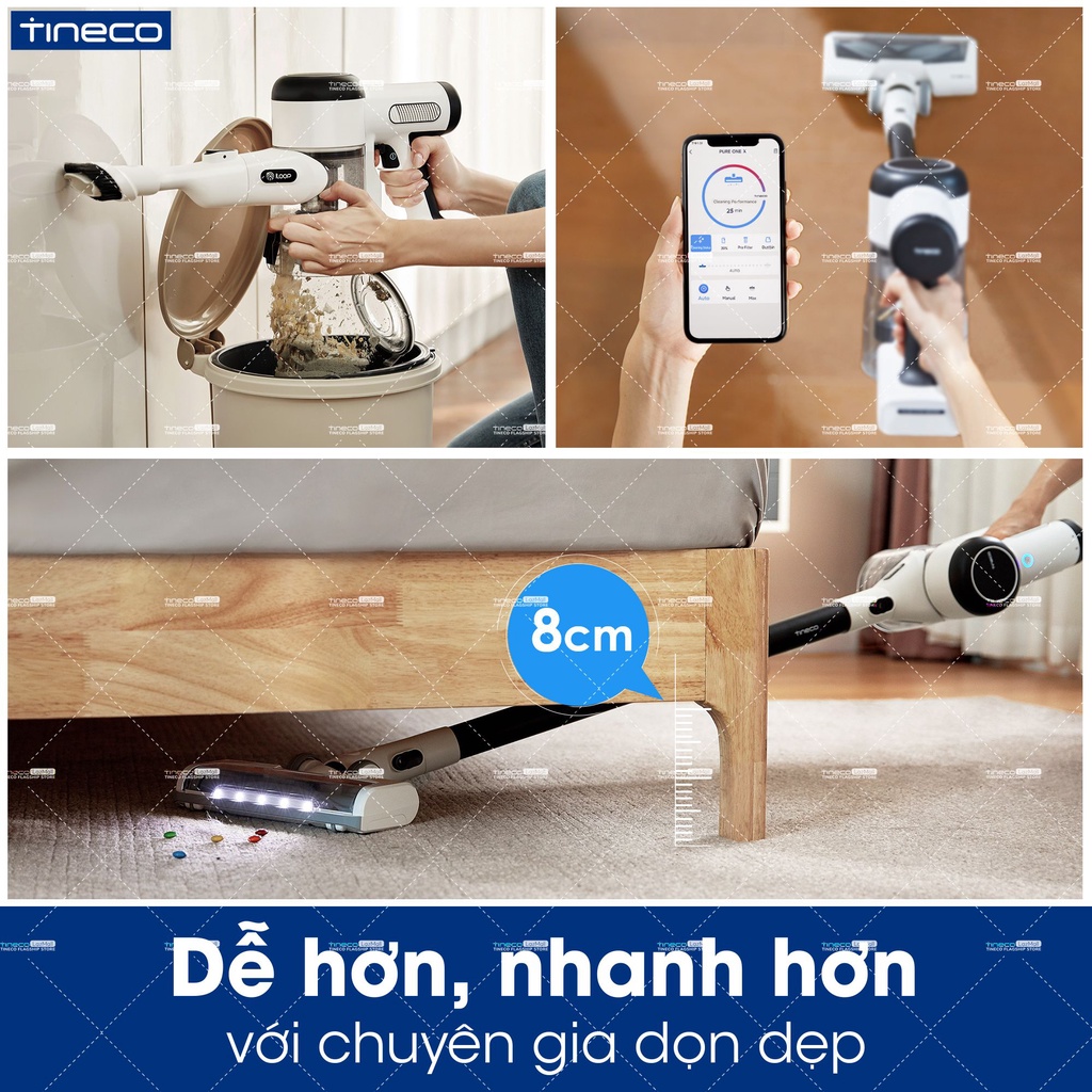 [Mã ELHA10 giảm 6% đơn 5TR] Máy Hút Bụi Thông Minh Tineco Pure One X – (Chính Hãng Từ Tineco Việt Nam)