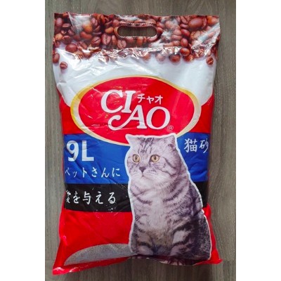 Cát vệ sinh cho mèo - Cát mèo CIAO Nhật đen 8L