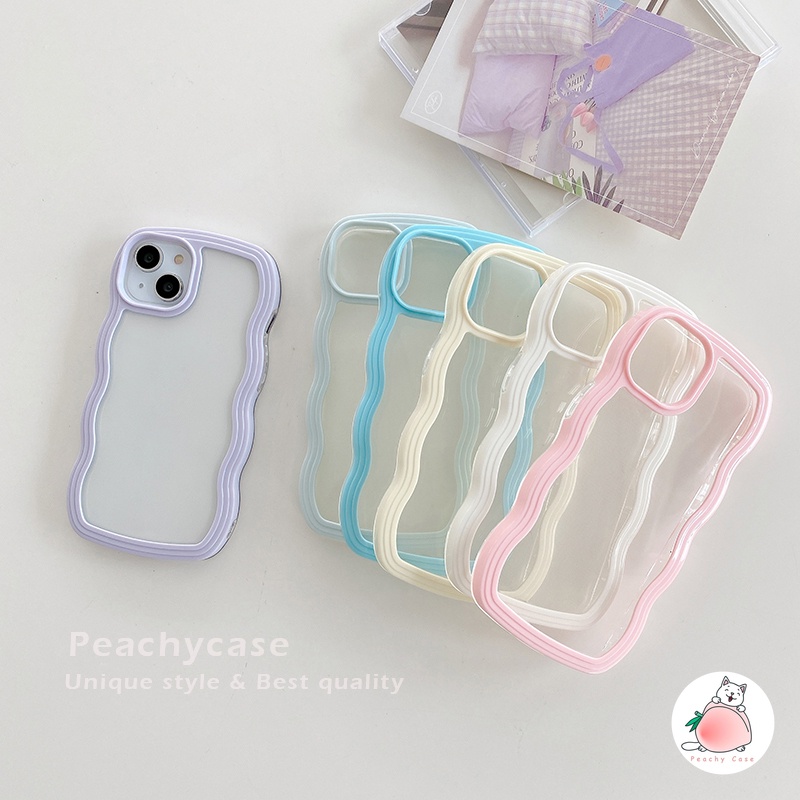Ốp Điện Thoại TPU Mềm Trong Suốt Chống Sốc Màu Macaron 2 Trong 1 Cho iPhone 13 12 Pro Max 11 Xr Xs Max X 7 8 Plus