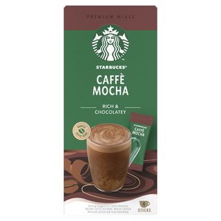  Quà Tặng Cà phê hòa tan cao cấp Starbucks Mocha (Hộp 4 gói x 22g)