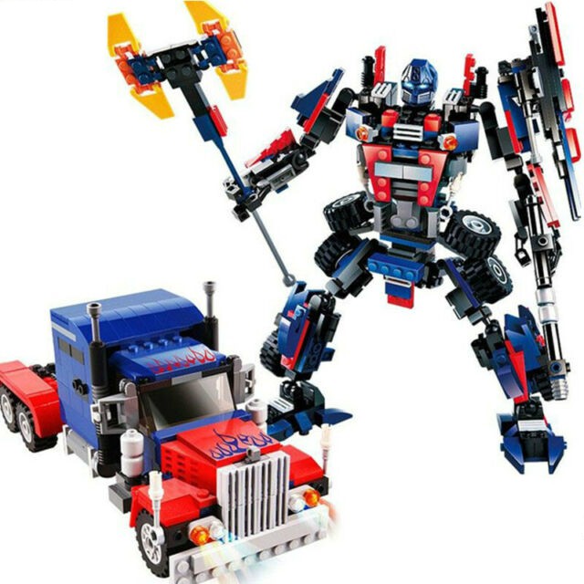 Đồ Chơi Lắp Ráp Transformers GUDI 8713 - Robot Biến Hình - Lắp Ghép Robot Optimus Prime!!