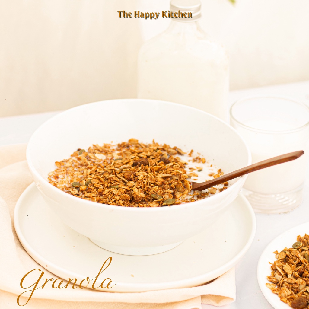 Granola SIÊU HẠT không đường dùng cho người ăn kiêng, eatclean