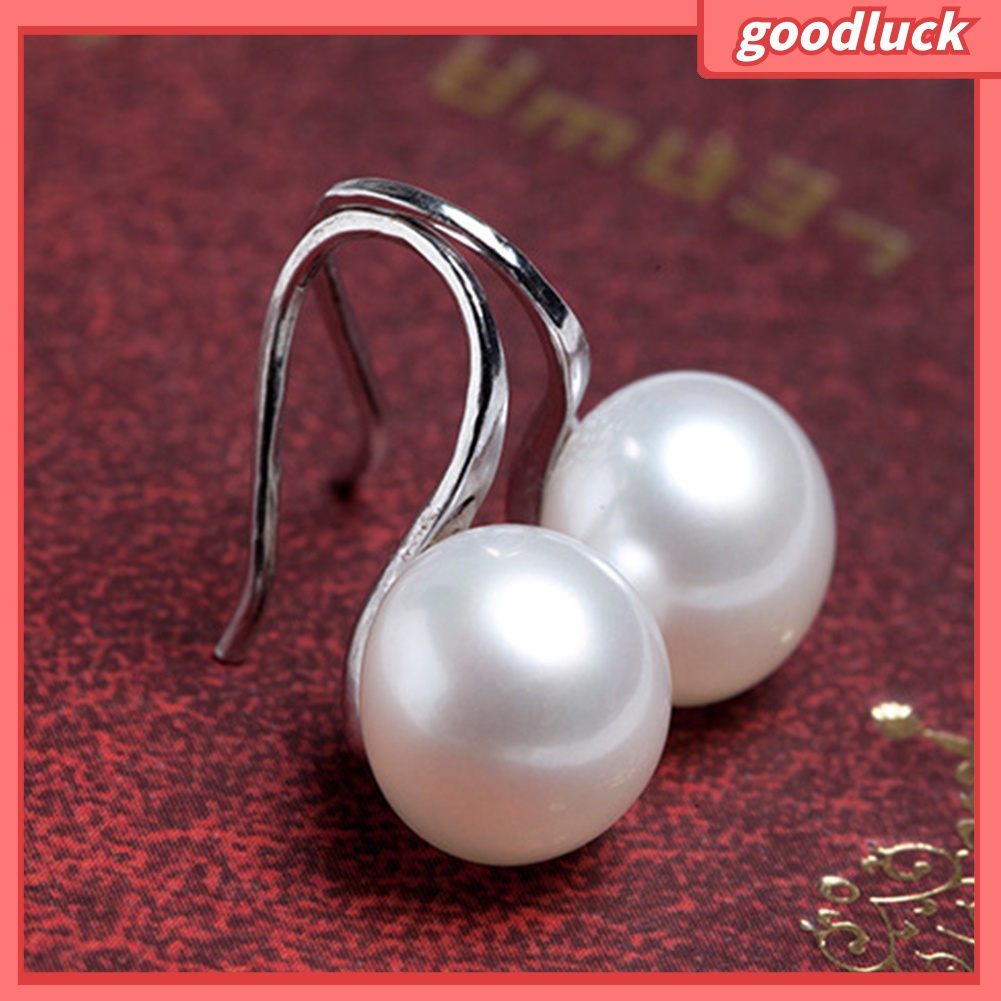 Khuyên Tai Móc Đính Ngọc Trai Giả Thời Trang Cho Nữ