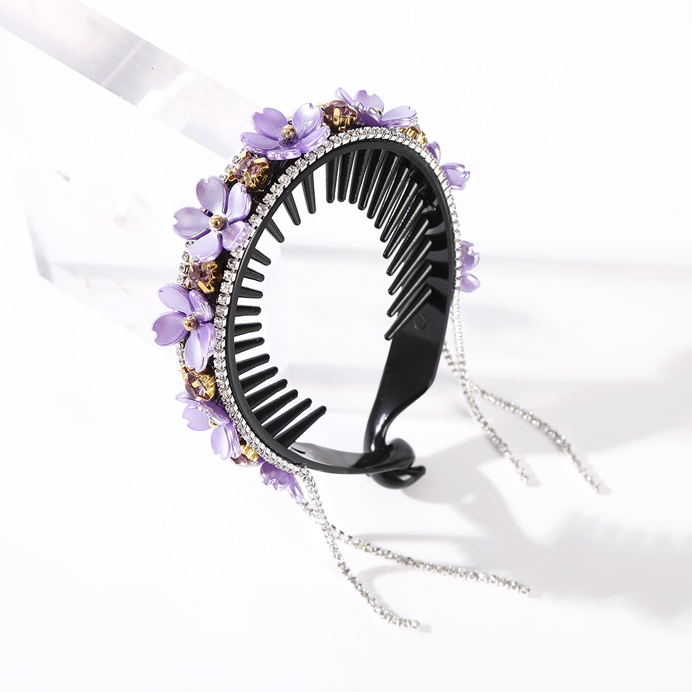 Kẹp Tóc Hình Hoa Đính Đá Thời Trang Hàn Quốc Cho Nữ