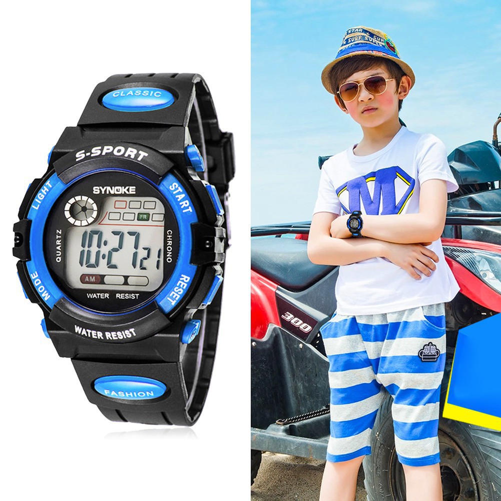 [HÀNG GIẢM GIÁ] Đồng hồ điện tử đa năng chống nước cho bé | BigBuy360 - bigbuy360.vn