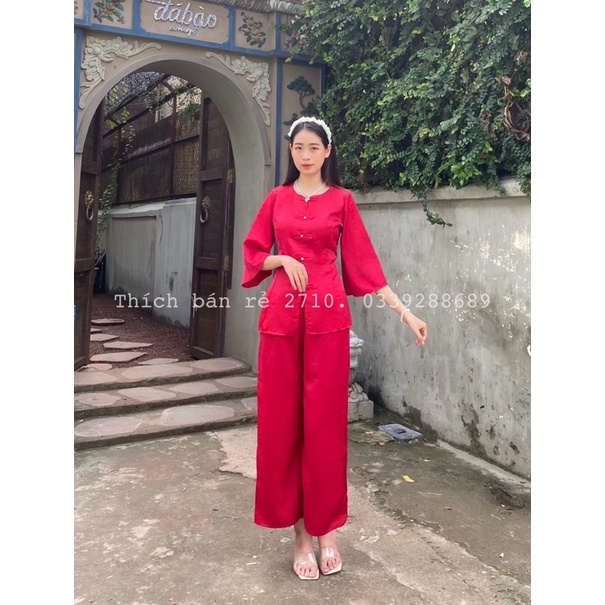 Set lam tay lỡ thắc bính nút ngọc xẻ tà, Set lam đi chùa đi lễ L4