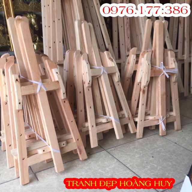 Giá vẽ tranh [3 SIZE ] Gỗ Thông Tự Nhiên , Các Loại Cỡ , ( Kích Thước  36*65 , 55*130 và 65*150 )
