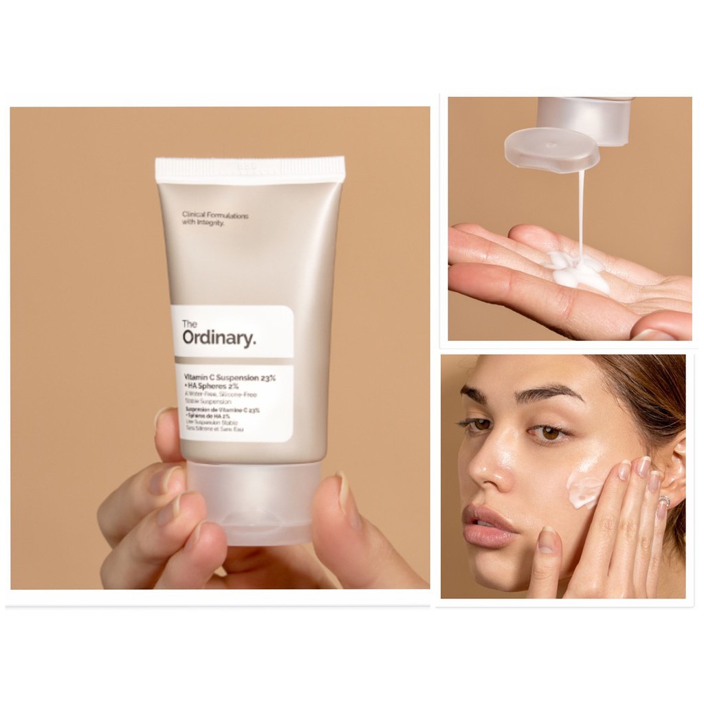 Dưỡng sáng da Vitamin C Suspension 23% + HA Spheres 2% - The Ordinary