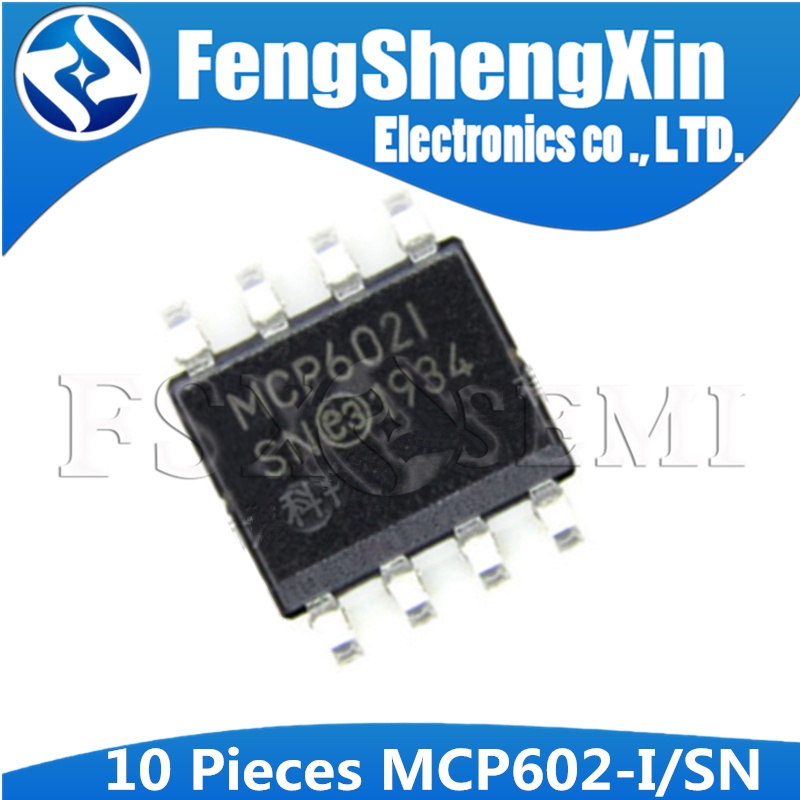 Bộ 10 Linh Kiện Điện Tử MCP602-I / SN SOP-8 MCP602I / SN 2.7V to 6.0V