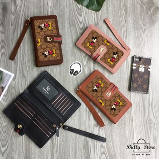 Ví dài Mickey nút bấm trang nhã