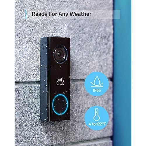 Eufy Video Doorbell 2K, chuông cửa thông minh kết nối Wifi, hỗ trợ Google và Alexa