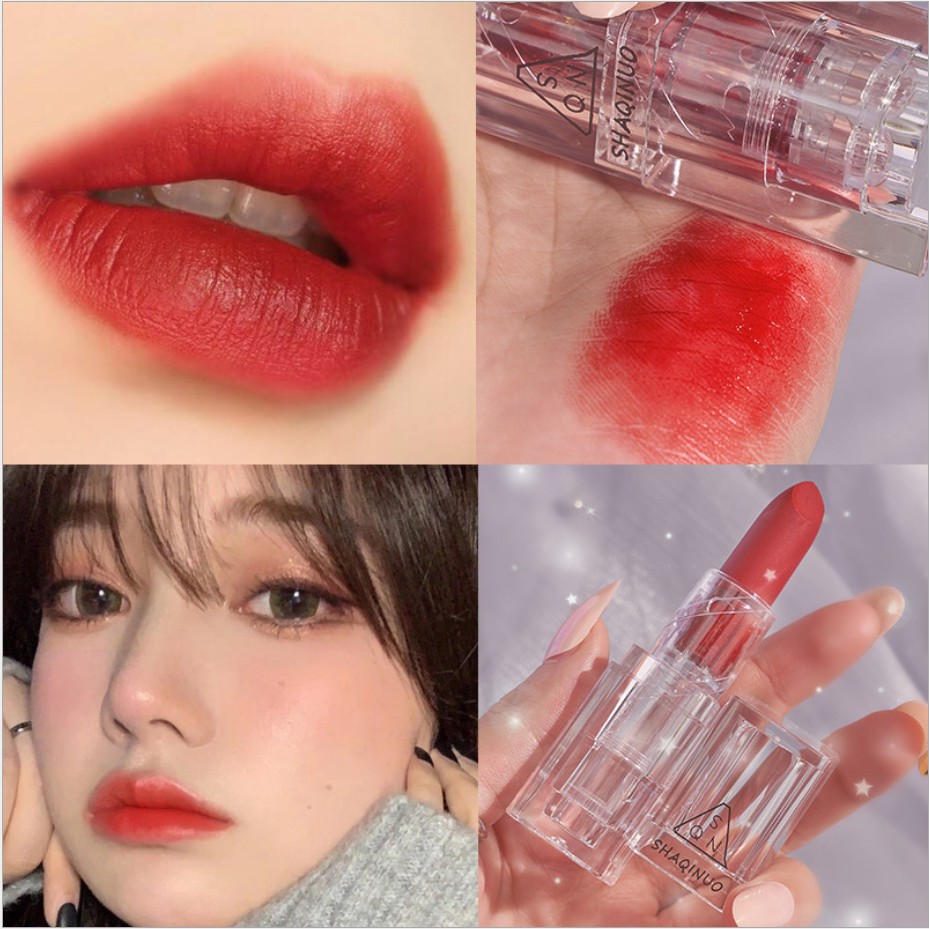 Son thỏi lì dạng khối PHA LÊ ✨✨SQN 6252 nội địa chính hãng tông dỏ chuẩn màu lâu trôi sỉ rẻ - GIÁ GỐC 12 | BigBuy360 - bigbuy360.vn