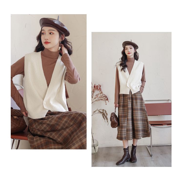 Áo Cardigan Len Dệt Kim Cổ Chữ V Dáng Rộng Phong Cách Retro Thời Trang Mùa Xuân Mới 2022 Dành Cho Nữ